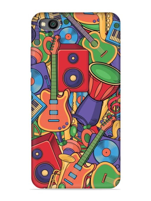 Colorful Music Art Embossed Soft Silicone Case for Xiaomi Redmi Go