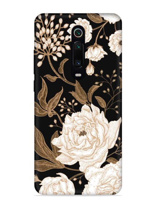 Peonies Roses Floral Embossed Soft Silicone Case for Xiaomi Redmi K20 Zapvi