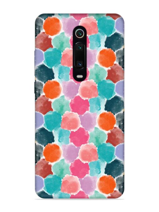 Colorful Seamless Pattern Embossed Soft Silicone Case for Xiaomi Redmi K20