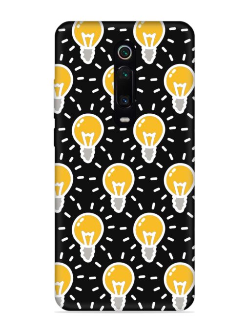 Light Bulb Seamless Embossed Soft Silicone Case for Xiaomi Redmi K20