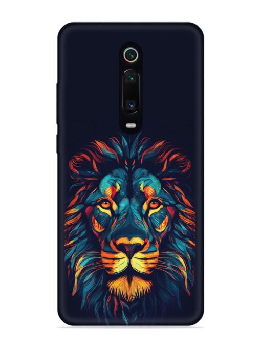 Colorful Lion Embossed Soft Silicone Case for Xiaomi Redmi K20 Zapvi