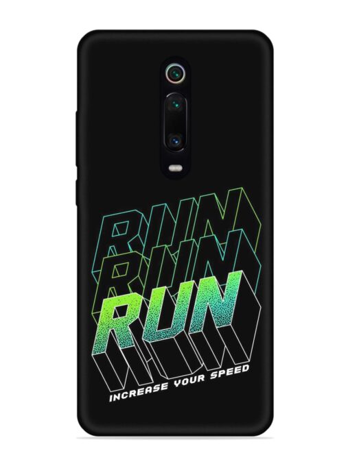 Run Embossed Soft Silicone Case for Xiaomi Redmi K20 Zapvi