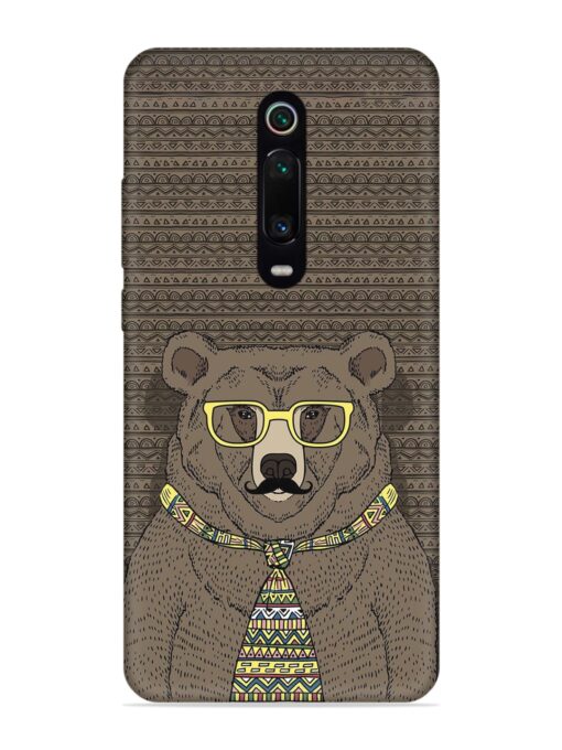 Grizzly Bear Embossed Soft Silicone Case for Xiaomi Redmi K20 Zapvi