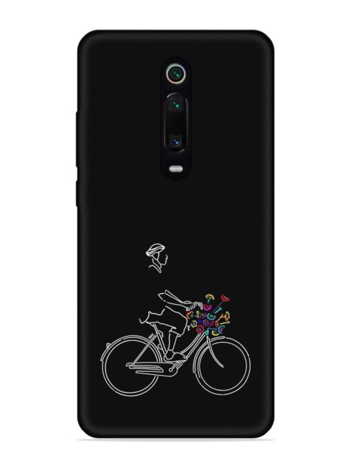 Minimalist Cycle Art Embossed Soft Silicone Case for Xiaomi Redmi K20 Zapvi