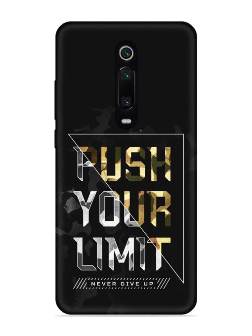 Push Your Limits Embossed Soft Silicone Case for Xiaomi Redmi K20 Pro