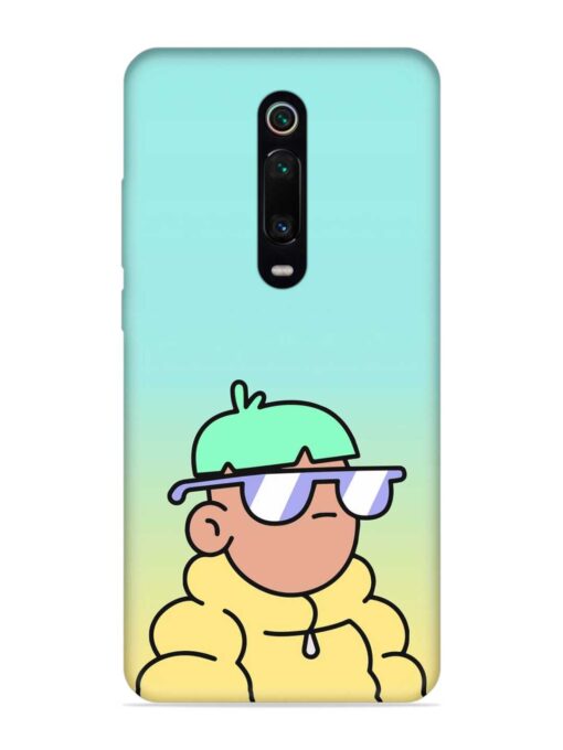 Doodles Cool Character Embossed Soft Silicone Case for Xiaomi Redmi K20 Pro