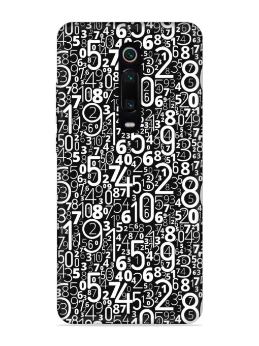 Many Numbers Different Embossed Soft Silicone Case for Xiaomi Redmi K20 Pro