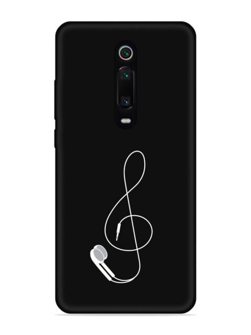 Music Earphone Vector Embossed Soft Silicone Case for Xiaomi Redmi K20 Pro Zapvi