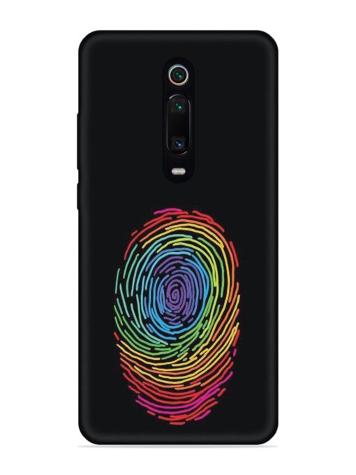 Fingerprint Of Thumb Art Embossed Soft Silicone Case for Xiaomi Redmi K20 Pro