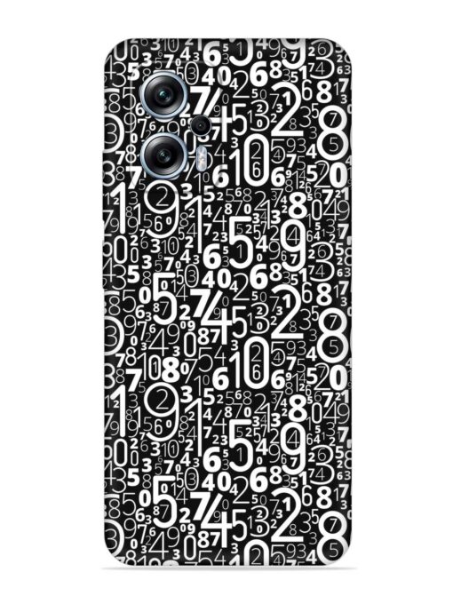 Many Numbers Different Embossed Soft Silicone Case for Xiaomi Redmi K50I (5G)