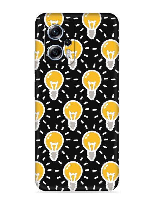 Light Bulb Seamless Embossed Soft Silicone Case for Xiaomi Redmi K50I (5G) Zapvi