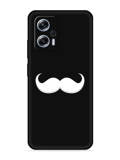 Mustache Vector Embossed Soft Silicone Case for Xiaomi Redmi K50I (5G) Zapvi