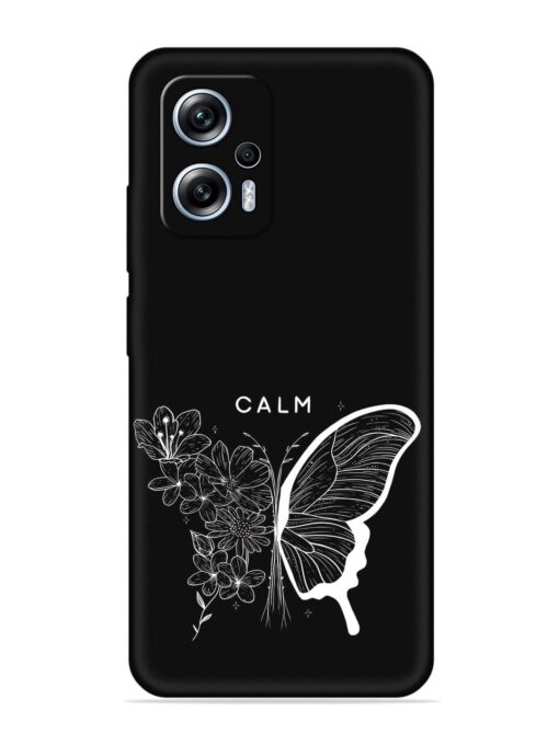 Calm Embossed Soft Silicone Case for Xiaomi Redmi K50I (5G) Zapvi