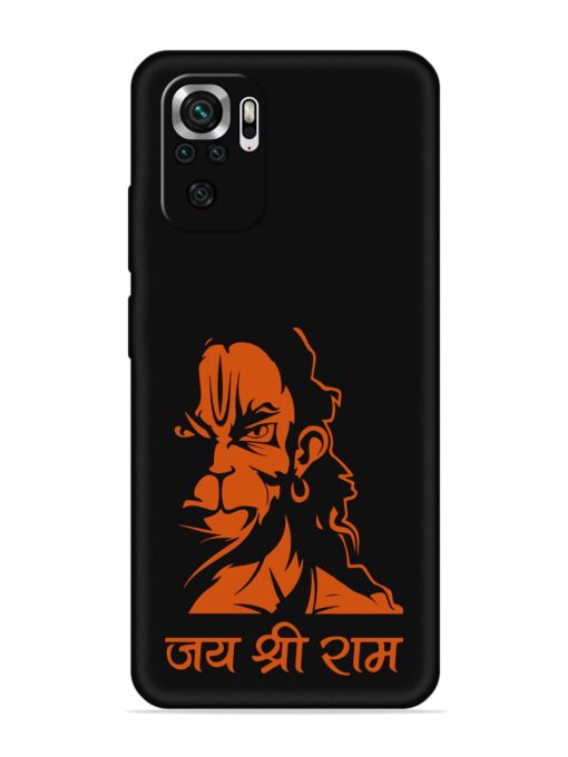 Angry Hanuman Embossed Soft Silicone Case for Xiaomi Redmi Note 10 Zapvi