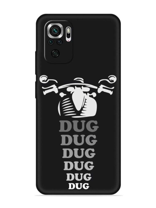 Dug Dug Dug Embossed Soft Silicone Case for Xiaomi Redmi Note 10 Zapvi