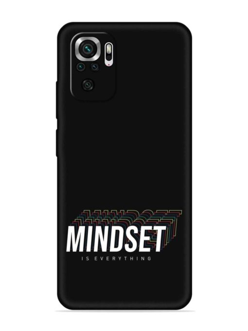 Mindset Everything Slogan Embossed Soft Silicone Case for Xiaomi Redmi Note 10 Zapvi