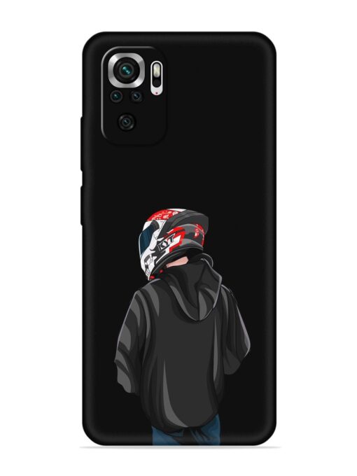 Motorcycle Rider Embossed Soft Silicone Case for Xiaomi Redmi Note 10 Zapvi