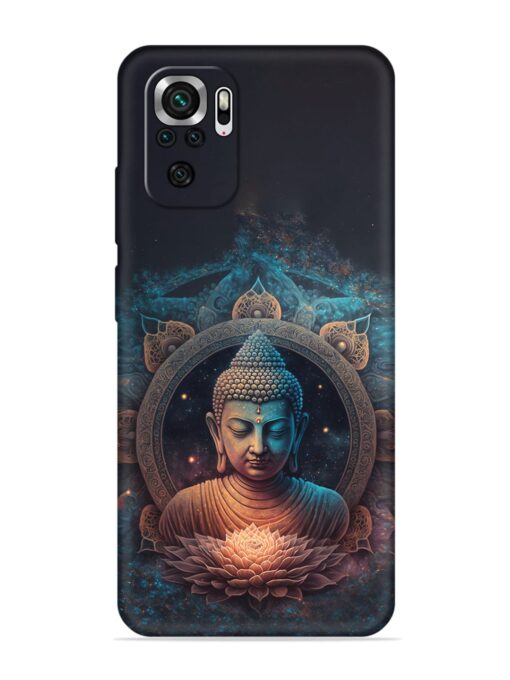 Gautam Buddha Embossed Soft Silicone Case for Xiaomi Redmi Note 10 Zapvi