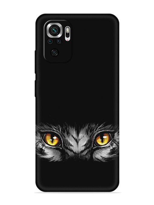 Scary Eye Embossed Soft Silicone Case for Xiaomi Redmi Note 10 Zapvi