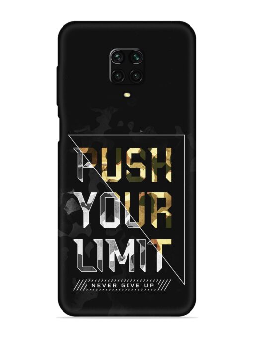 Push Your Limits Embossed Soft Silicone Case for Xiaomi Redmi Note 10 Lite