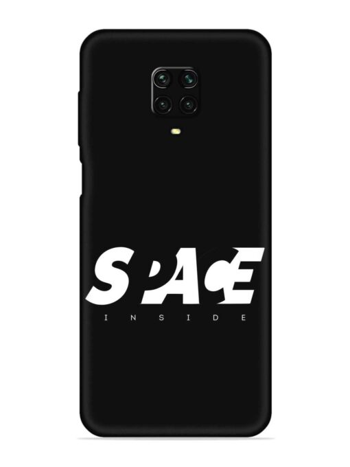 Space Typography Art Embossed Soft Silicone Case for Xiaomi Redmi Note 10 Lite