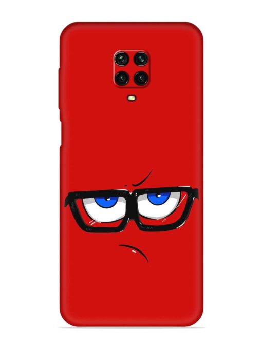 Rad Angry Face Embossed Soft Silicone Case for Xiaomi Redmi Note 10 Lite