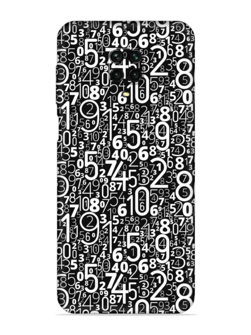 Many Numbers Different Embossed Soft Silicone Case for Xiaomi Redmi Note 10 Lite