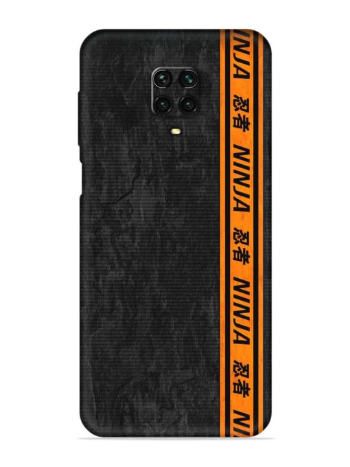 Ninja Srtips Embossed Soft Silicone Case for Xiaomi Redmi Note 10 Lite