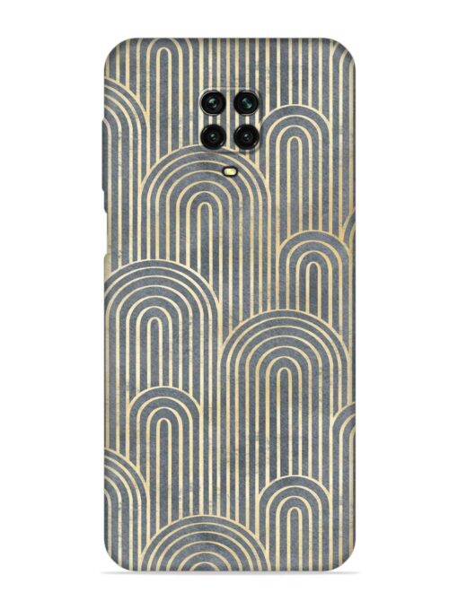 Art Deco Style Embossed Soft Silicone Case for Xiaomi Redmi Note 10 Lite Zapvi