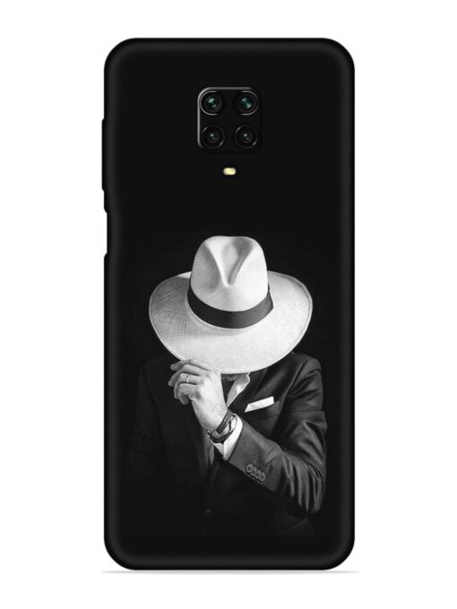 Men Under Hat Embossed Soft Silicone Case for Xiaomi Redmi Note 10 Lite Zapvi