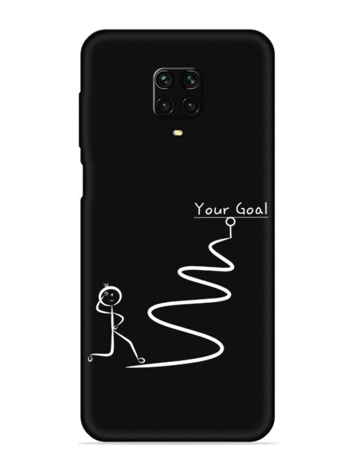 Your Goal Embossed Soft Silicone Case for Xiaomi Redmi Note 10 Lite