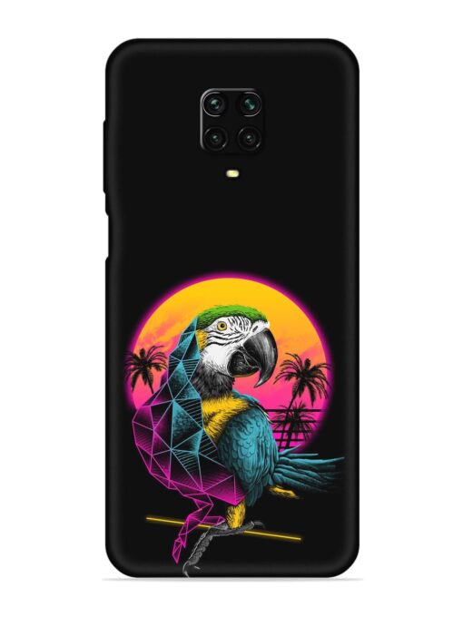 Rad Parrot Embossed Soft Silicone Case for Xiaomi Redmi Note 10 Lite