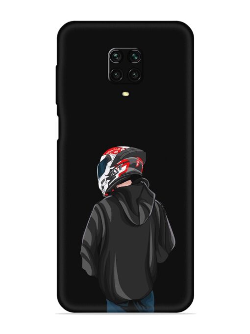 Motorcycle Rider Embossed Soft Silicone Case for Xiaomi Redmi Note 10 Lite