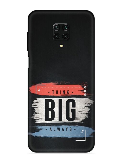 Think Big Always Embossed Soft Silicone Case for Xiaomi Redmi Note 10 Lite Zapvi