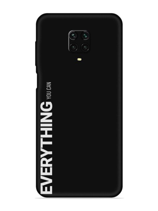 Everything You Can Embossed Soft Silicone Case for Xiaomi Redmi Note 10 Lite Zapvi