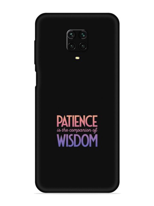 Patience Is The Embossed Soft Silicone Case for Xiaomi Redmi Note 10 Lite