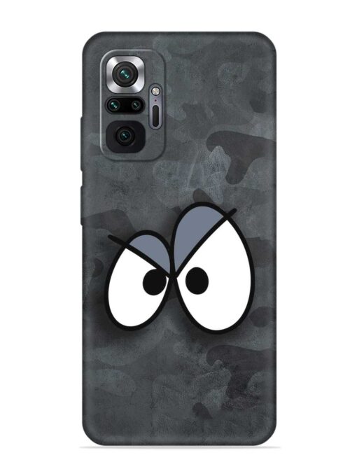 Big Eyes Night Mode Embossed Soft Silicone Case for Xiaomi Redmi Note 10 Pro Zapvi