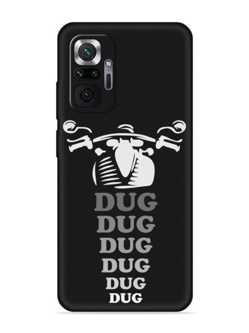 Dug Dug Dug Embossed Soft Silicone Case for Xiaomi Redmi Note 10 Pro Zapvi