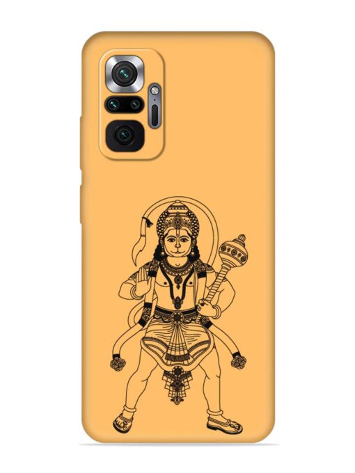 Indian God Hanuman Embossed Soft Silicone Case for Xiaomi Redmi Note 10 Pro Zapvi