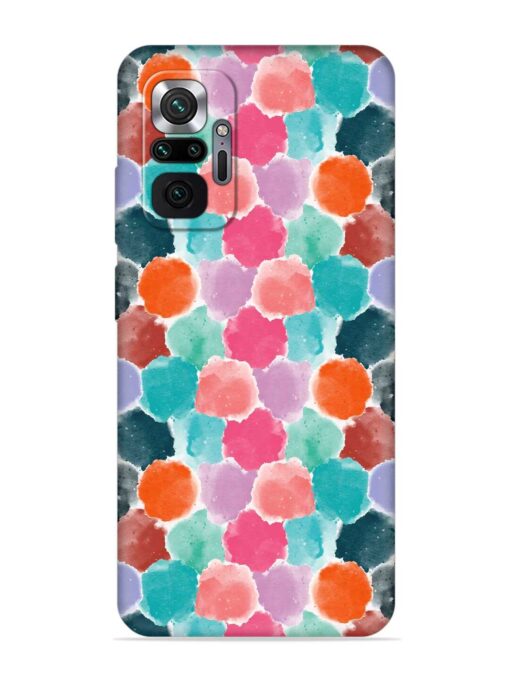 Colorful Seamless Pattern Embossed Soft Silicone Case for Xiaomi Redmi Note 10 Pro Zapvi