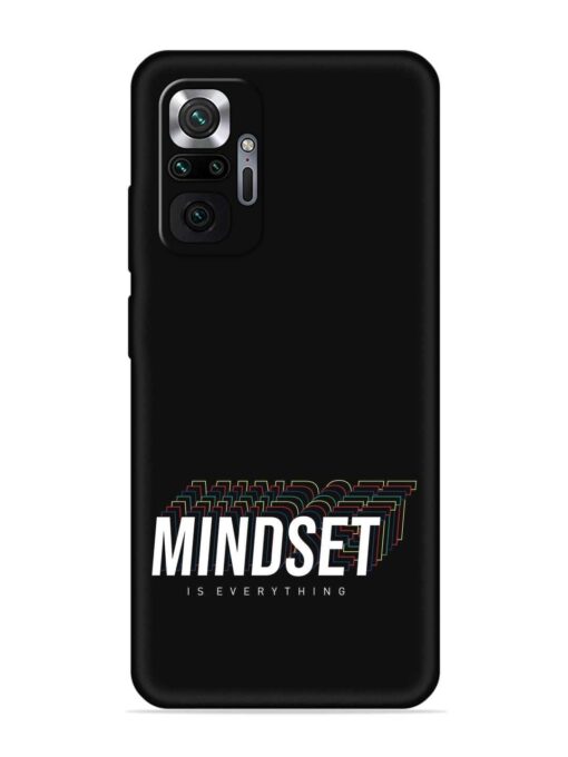 Mindset Everything Slogan Embossed Soft Silicone Case for Xiaomi Redmi Note 10 Pro Zapvi