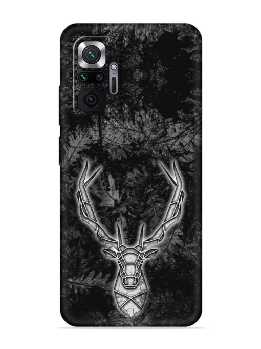 Ancient Deer Embossed Soft Silicone Case for Xiaomi Redmi Note 10 Pro