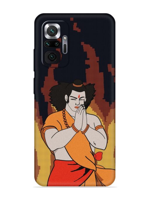 Shree Ram Vector Embossed Soft Silicone Case for Xiaomi Redmi Note 10 Pro Zapvi