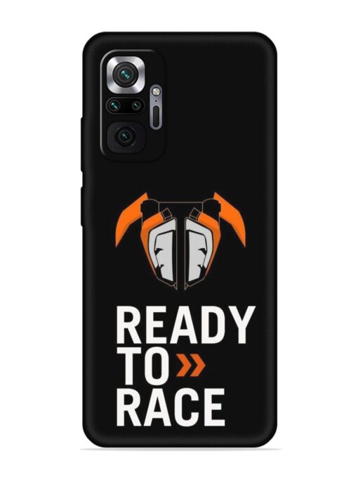 Ready To Race Embossed Soft Silicone Case for Xiaomi Redmi Note 10 Pro Zapvi