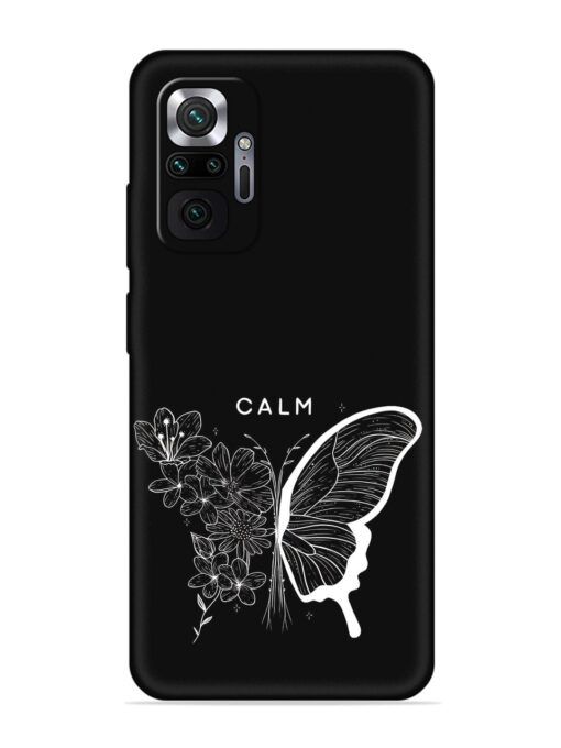 Calm Embossed Soft Silicone Case for Xiaomi Redmi Note 10 Pro Zapvi