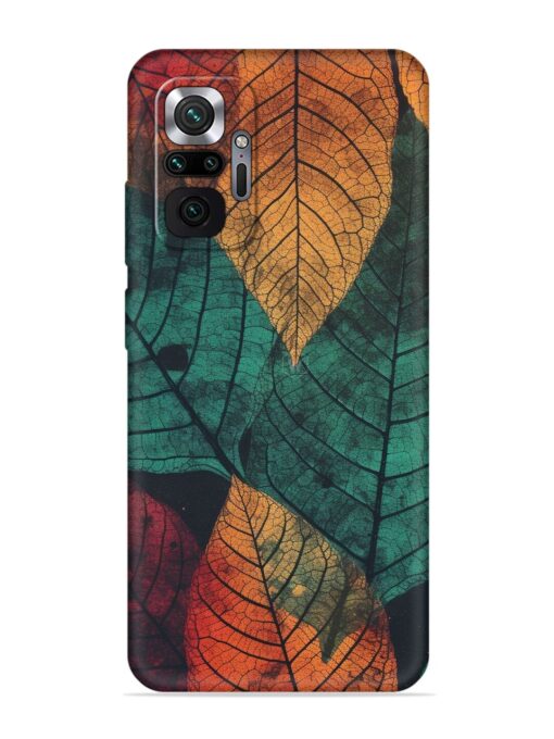 Leaves Artwork Embossed Soft Silicone Case for Xiaomi Redmi Note 10 Pro Zapvi