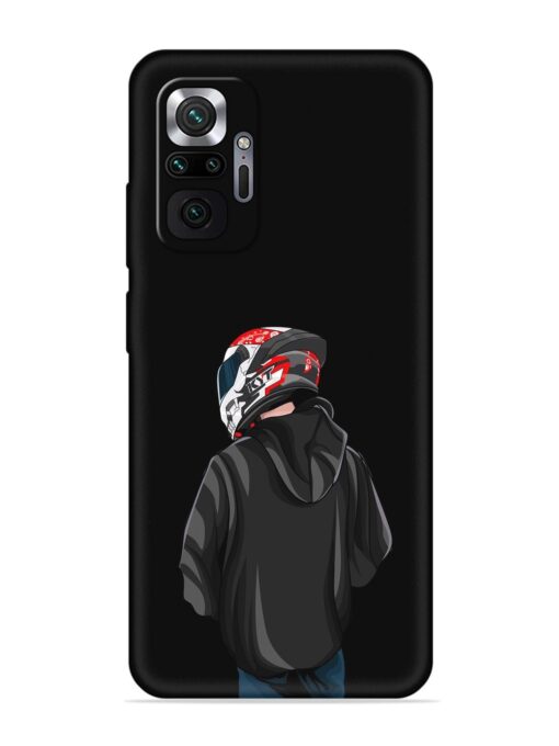 Motorcycle Rider Embossed Soft Silicone Case for Xiaomi Redmi Note 10 Pro Zapvi