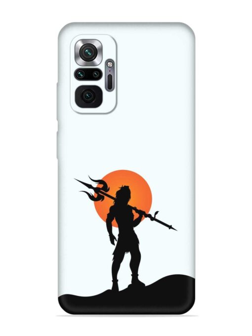 Lord Mahadev Trendy Embossed Soft Silicone Case for Xiaomi Redmi Note 10 Pro Max