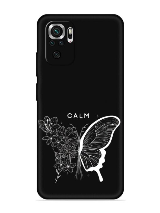 Calm Embossed Soft Silicone Case for Xiaomi Redmi Note 10S Zapvi