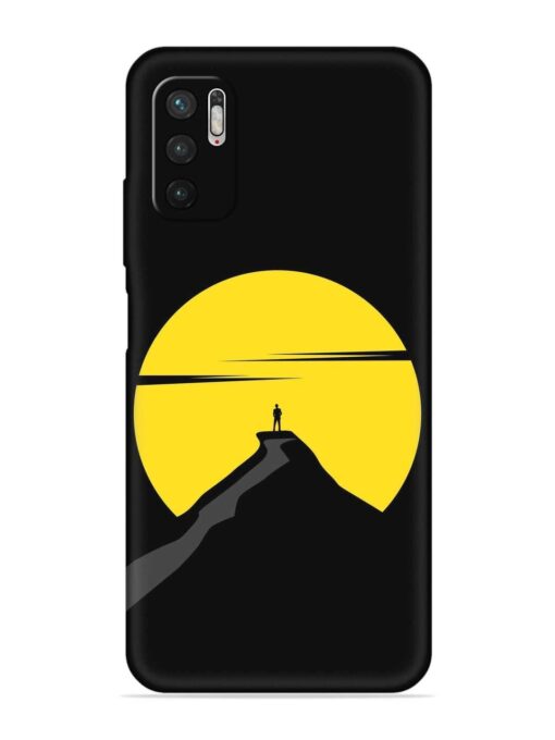 Black Ultra Vector Embossed Soft Silicone Case for Xiaomi Redmi Note 10T (5G)